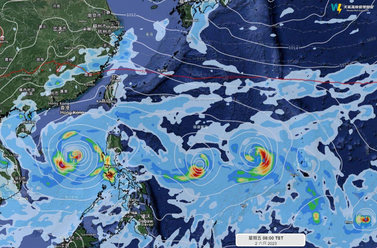 今年梅雨恐不妙！最新天氣預測驚見「颱風排排站」　氣象局給答案了